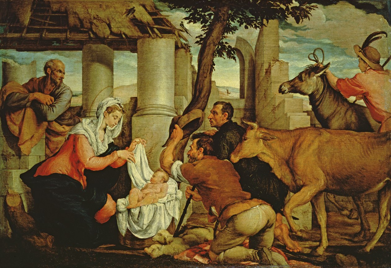Klanění pastýřů od Jacopo Bassano