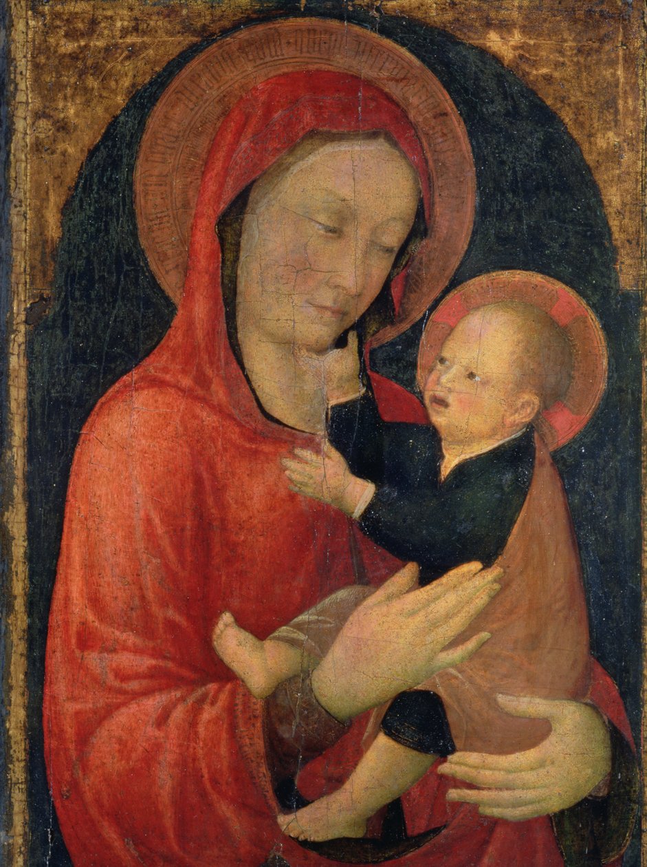 Madonna a dítě (tempera na panelu) od Jacopo Bellini