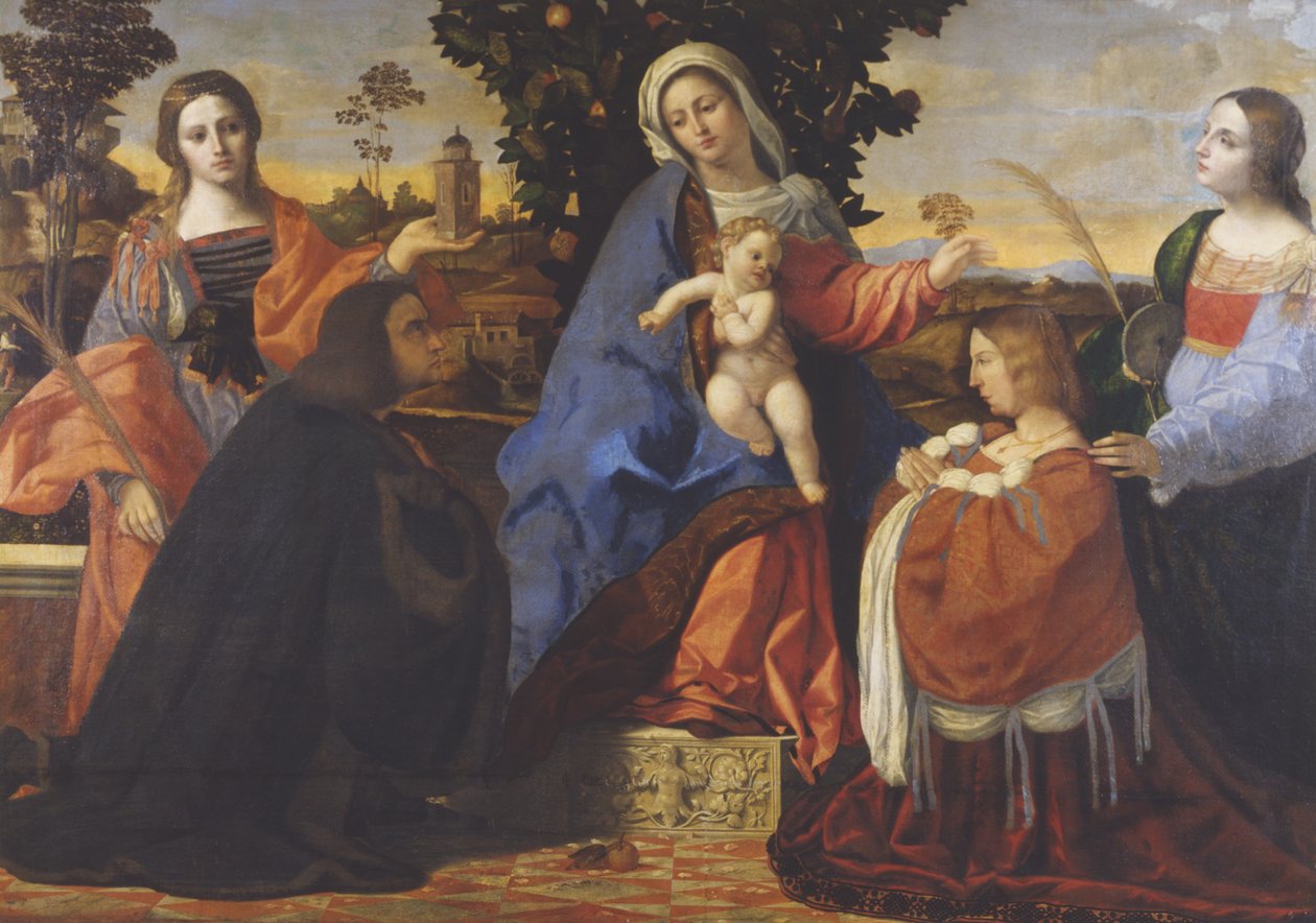 Svatý rozhovor od Jacopo Palma