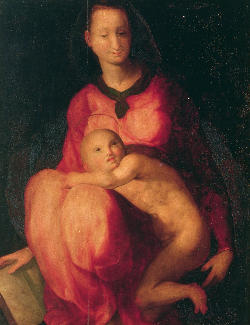 Madonna a dítě (panel) od Jacopo Pontormo