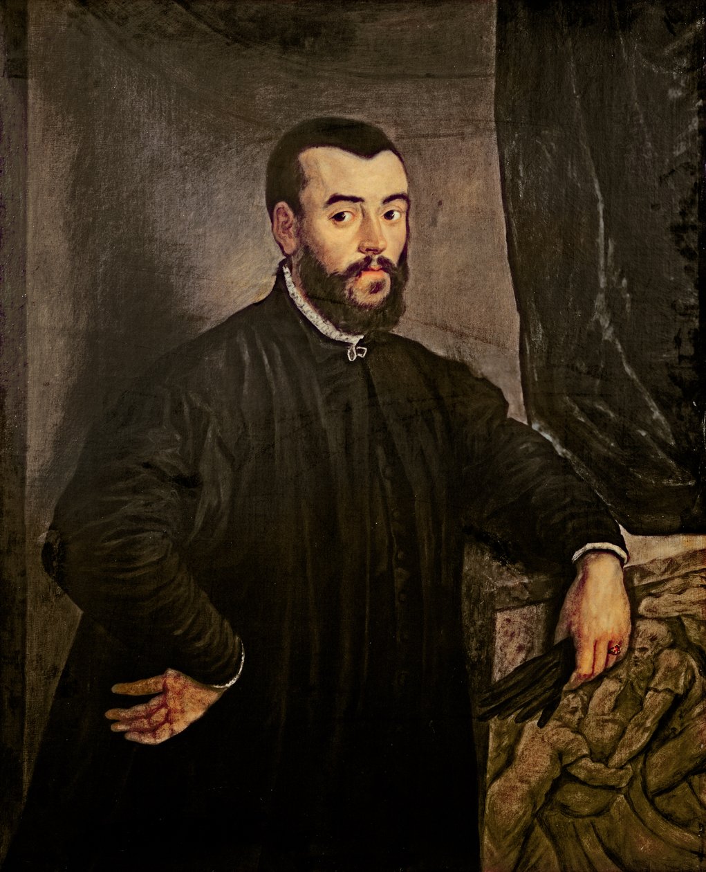 Portrét Andrease Vesalia (1514-64) od Jacopo Robusti Tintoretto