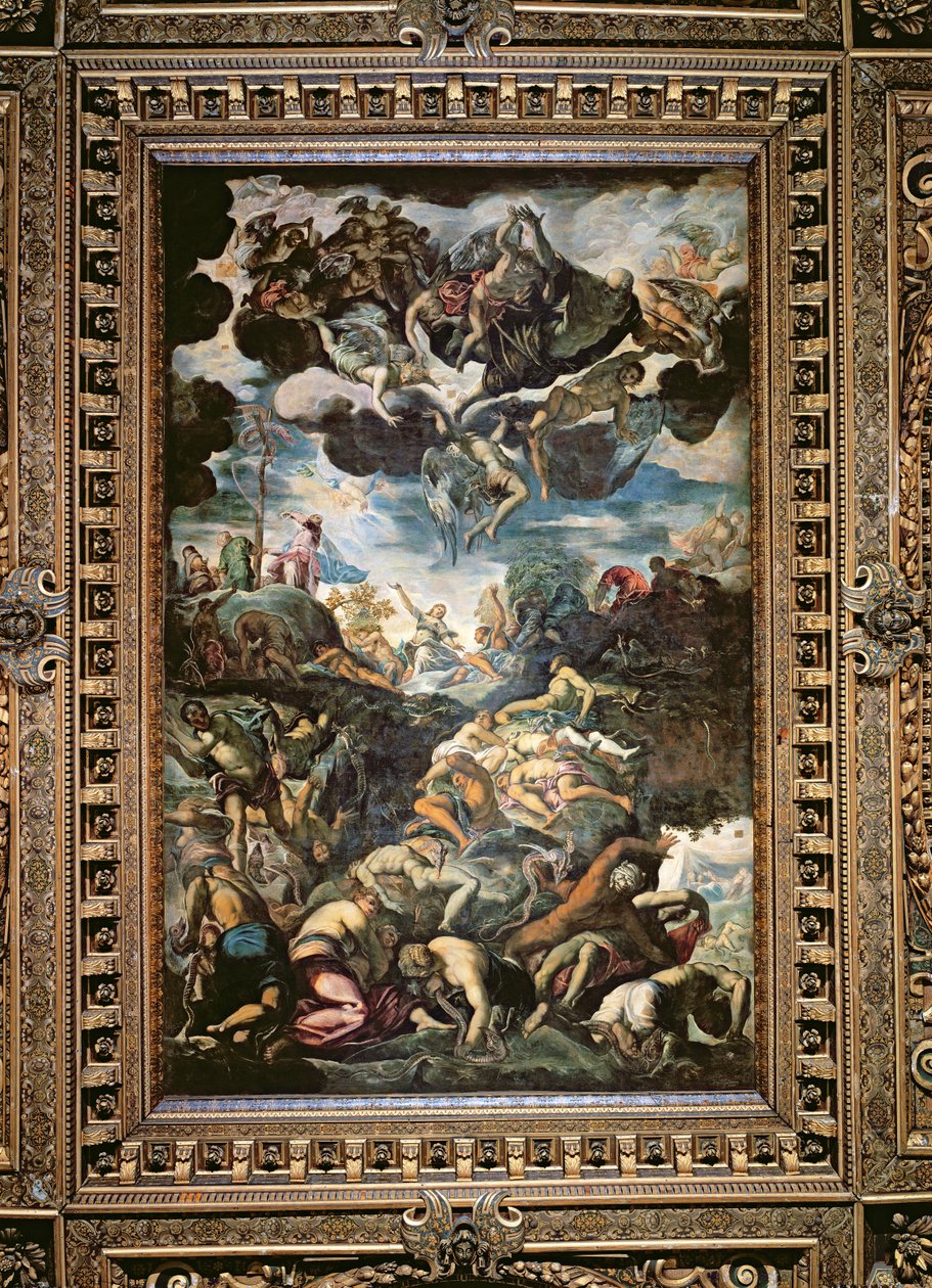 Pád člověka od Jacopo Robusti Tintoretto
