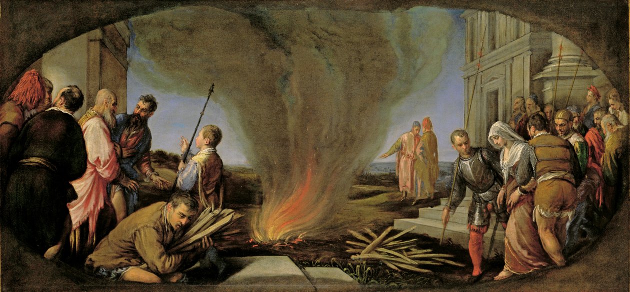 Tamar vedla ke kůlu od Jacopo (1510 92) Bassano