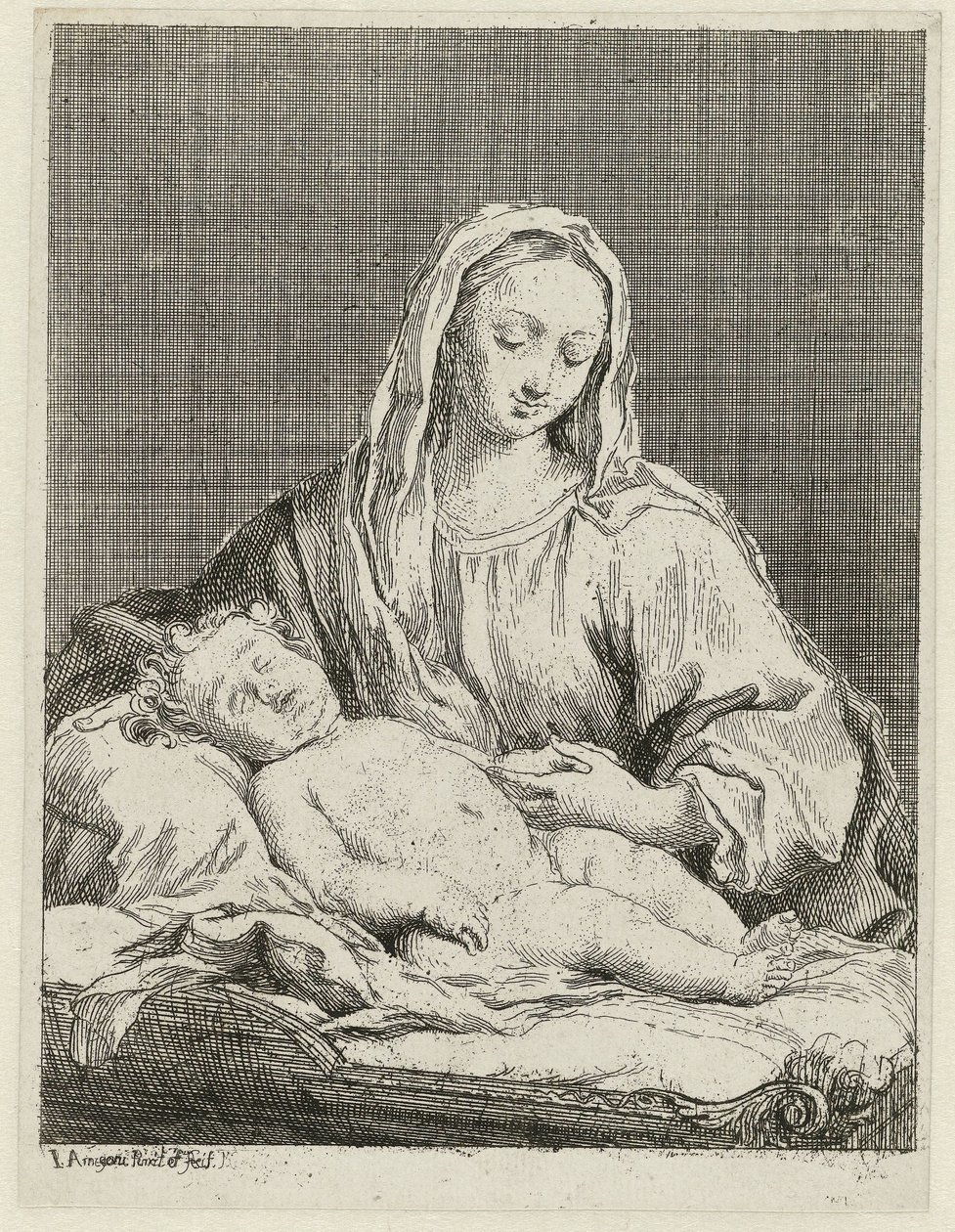 Marie s dítětem od Jacopo Amigoni