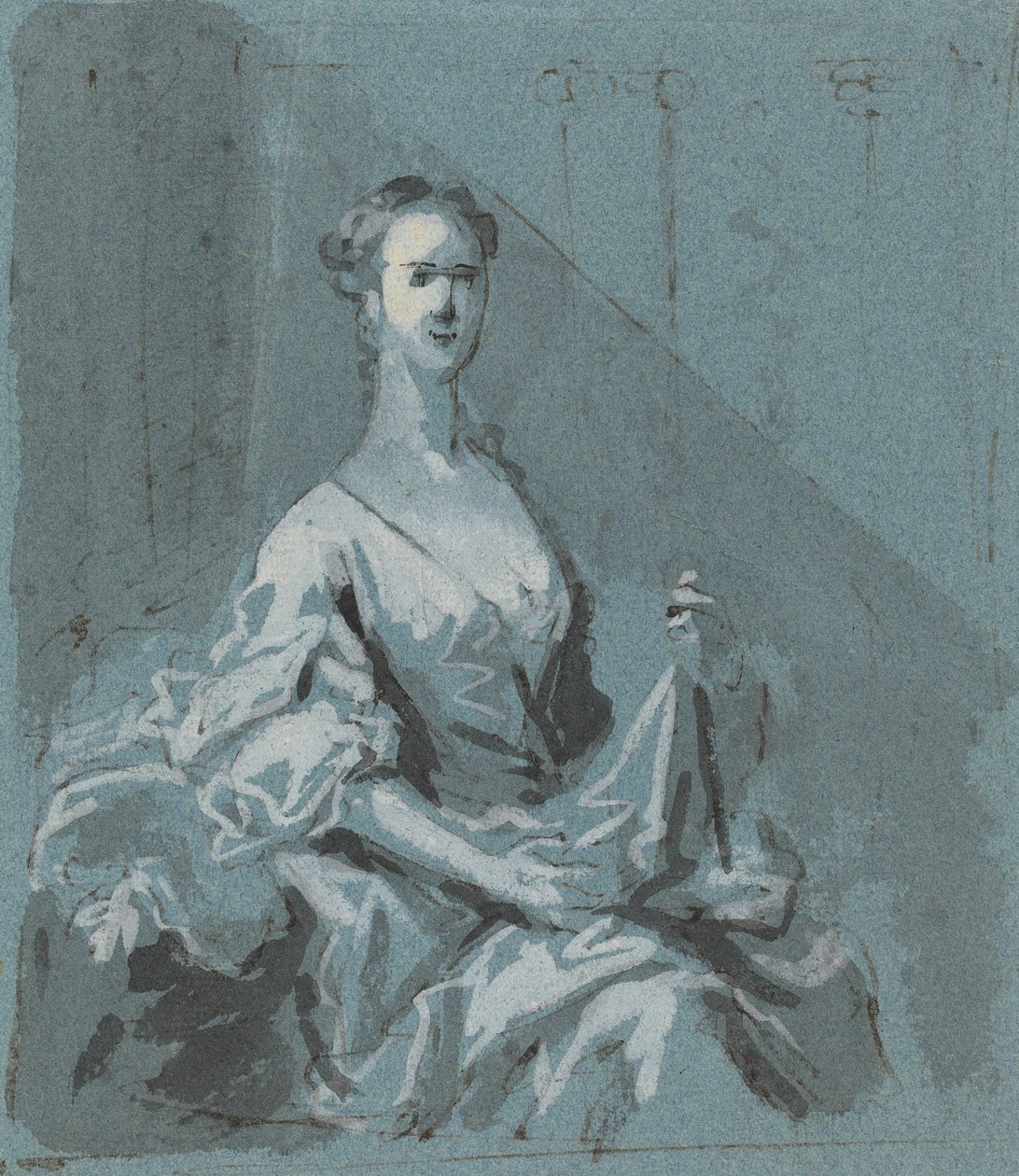 Portrét dámy od Jacopo Amigoni