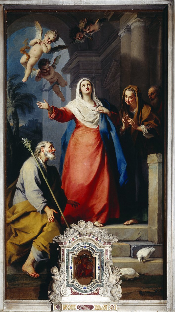 Návštěva (malba od Jacopo Amigoni