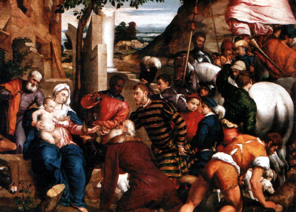 Klanění mudrců od Jacopo Bassano