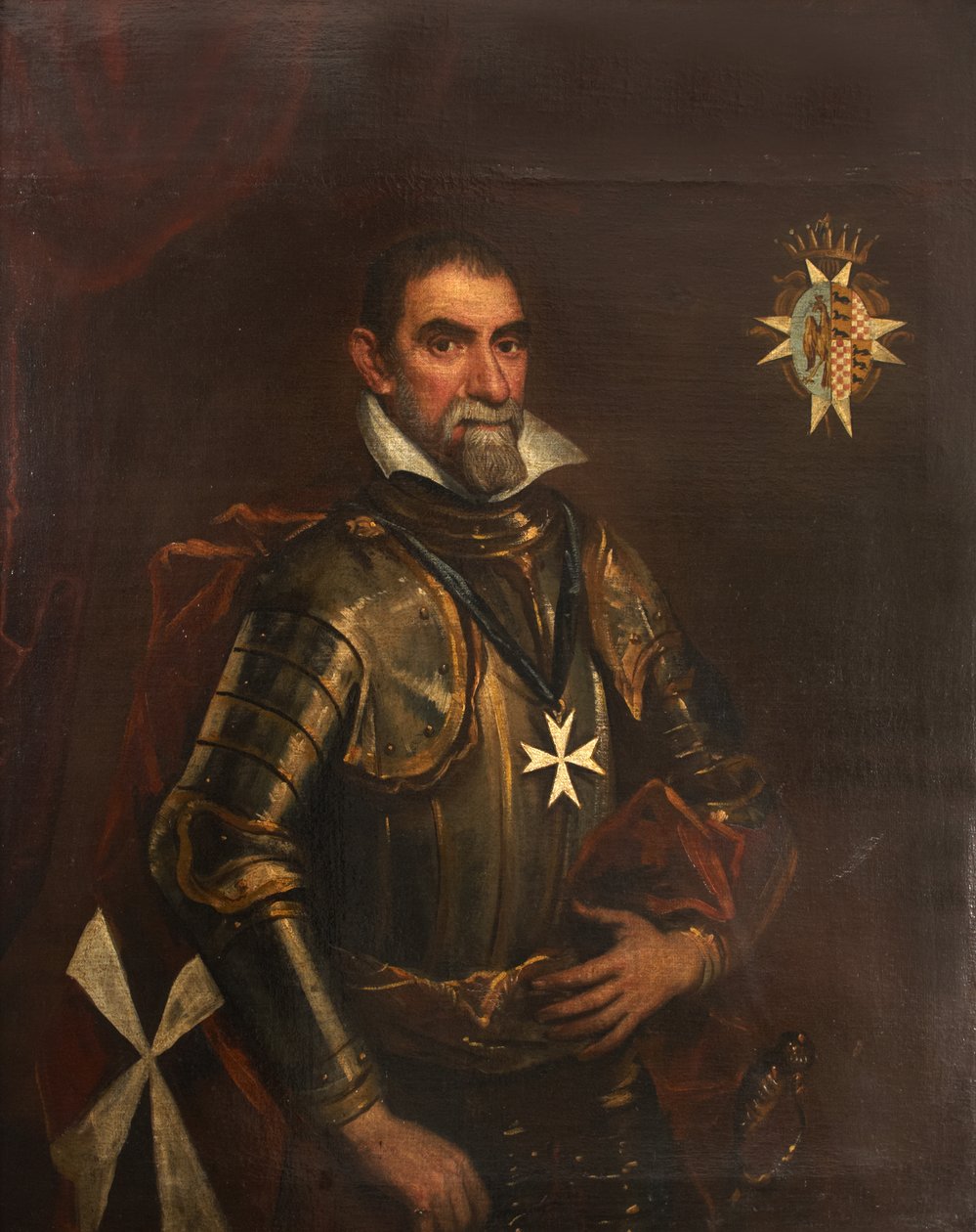Alfonso d"Arcano, převor Benátek, 1560 od Jacopo Bassano