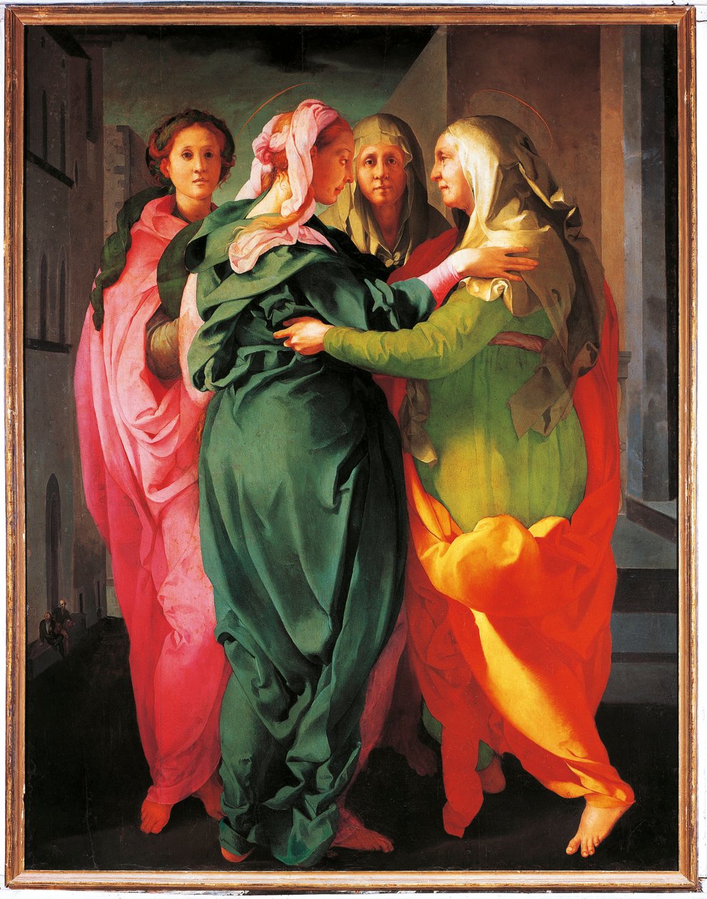 Návštěva (malba od Jacopo Pontormo