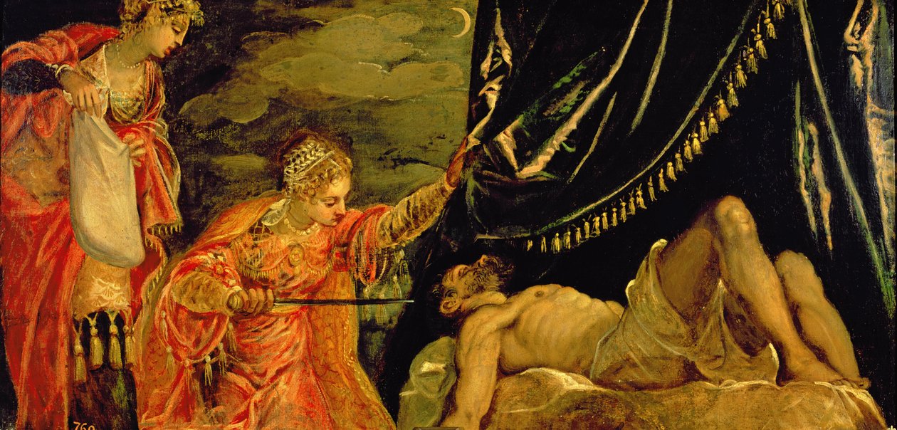 Judith a Holofernes od Jacopo Robusti Tintoretto