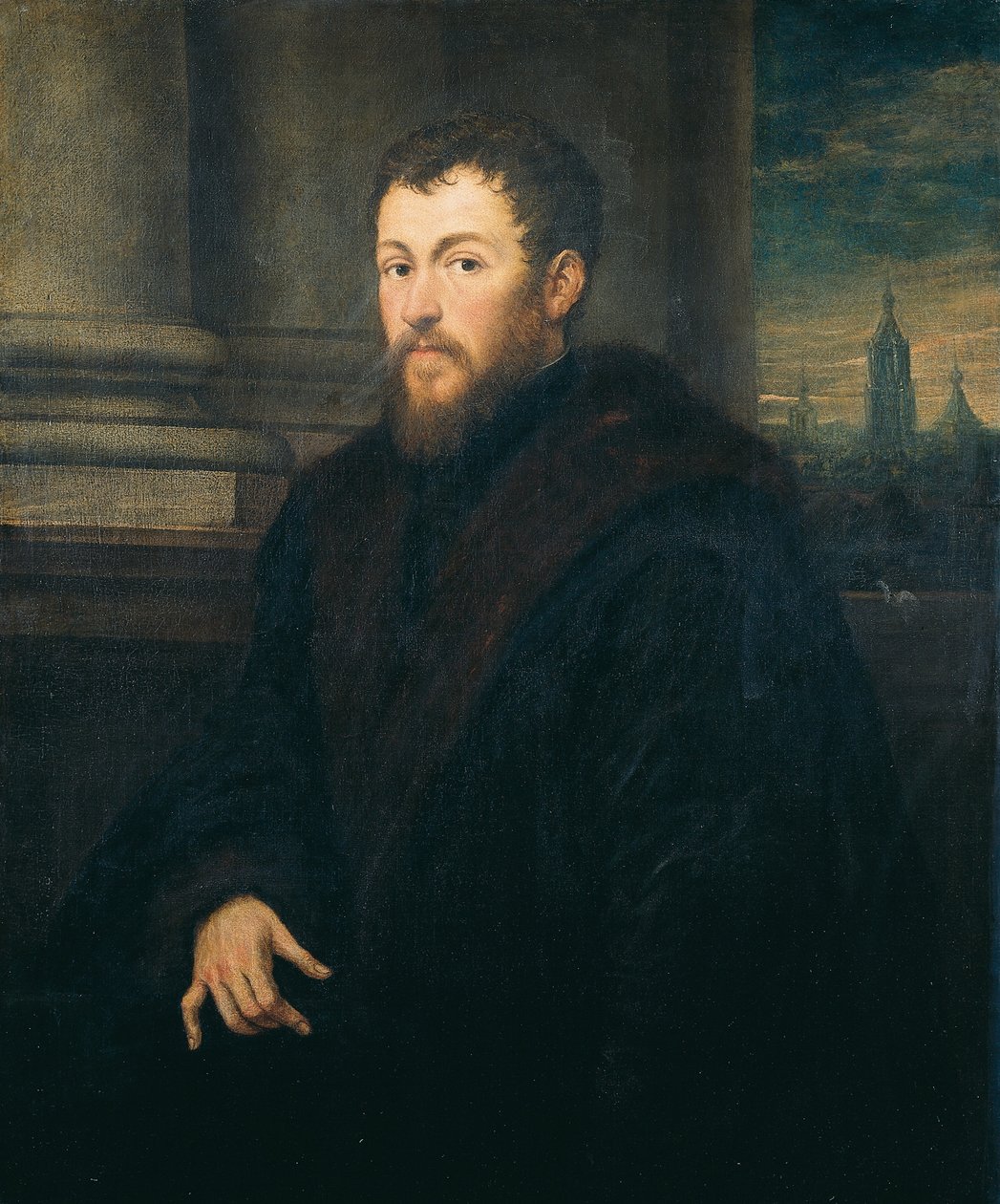 Portrét gentlemana od Jacopo Robusti Tintoretto