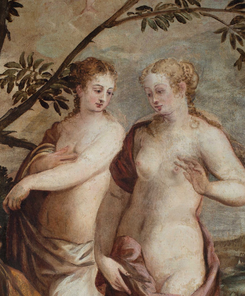 Detail rozsudku z Paříže. od Jacopo Robusti Tintoretto