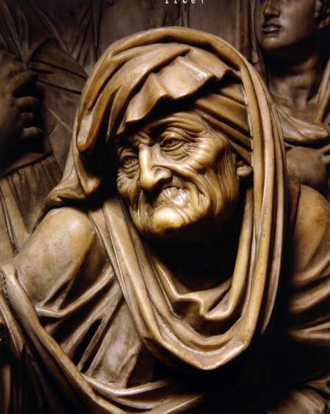 Vzkříšení utopené dívky, detail od Jacopo Sansovino