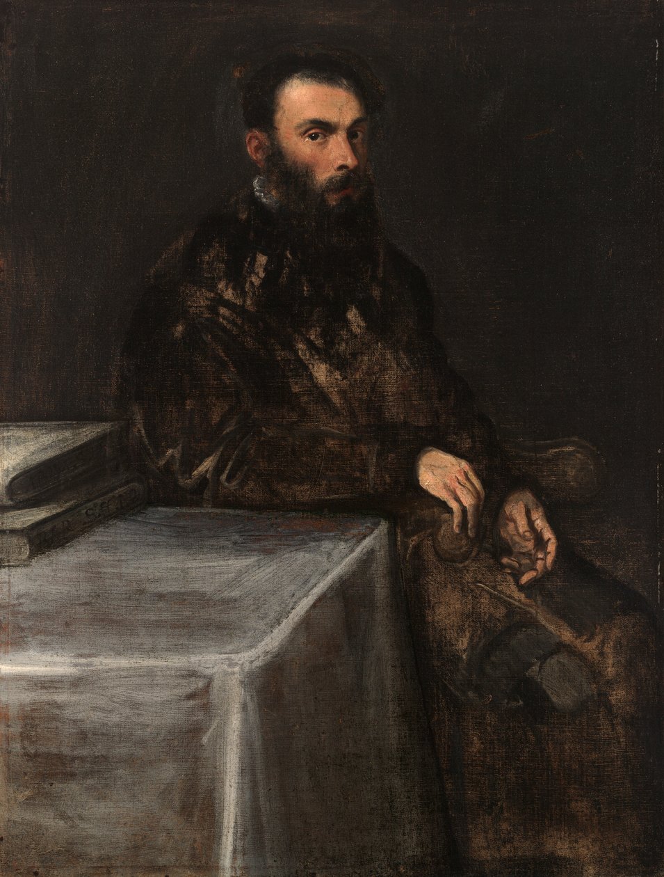 Portrét muže od Jacopo Tintoretto
