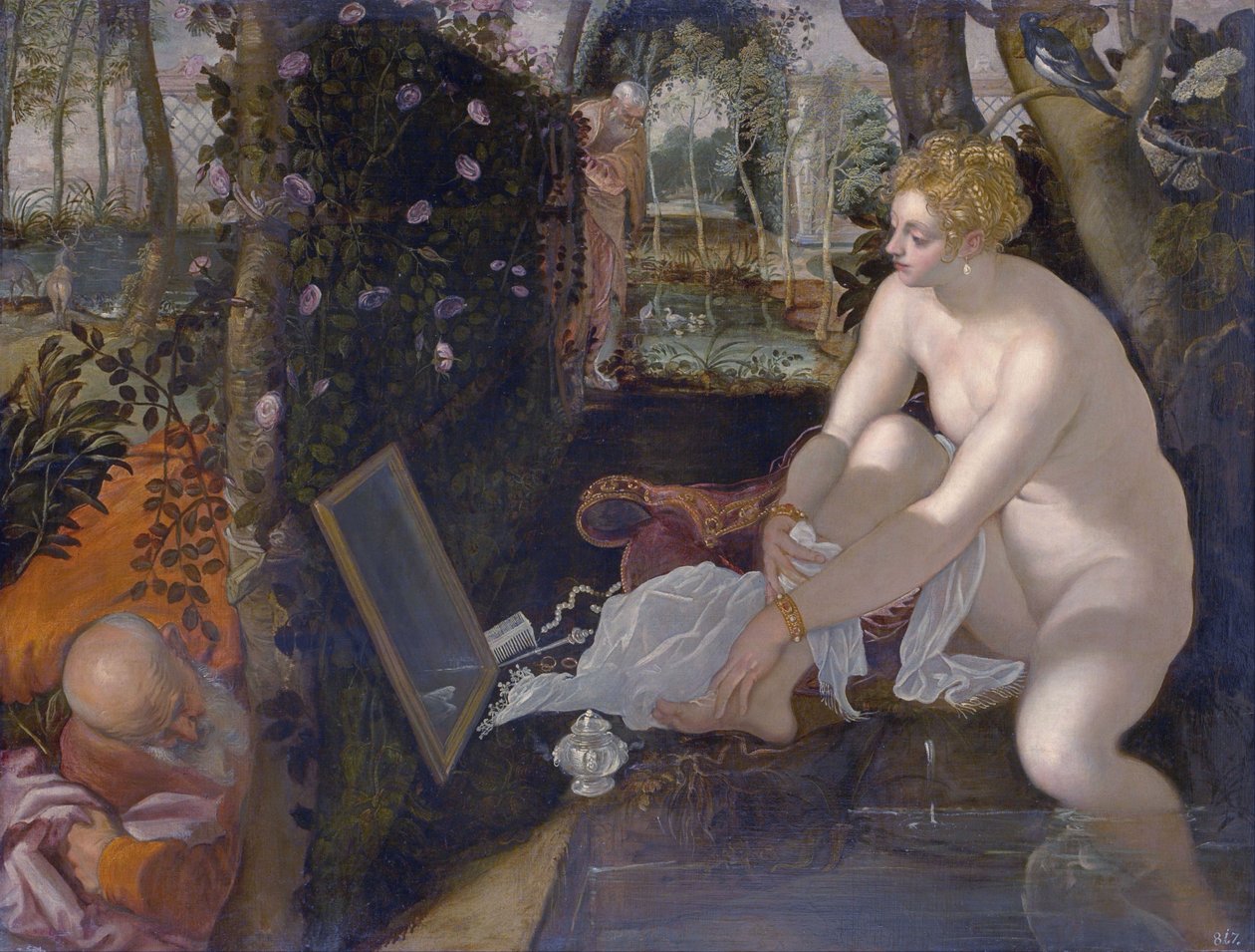 Susanna a starší od Jacopo Tintoretto