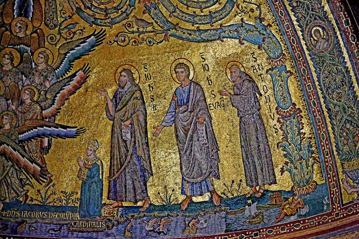 The Cardinals, apsida, cca 1290 (mozaika) od Jacopo Torriti