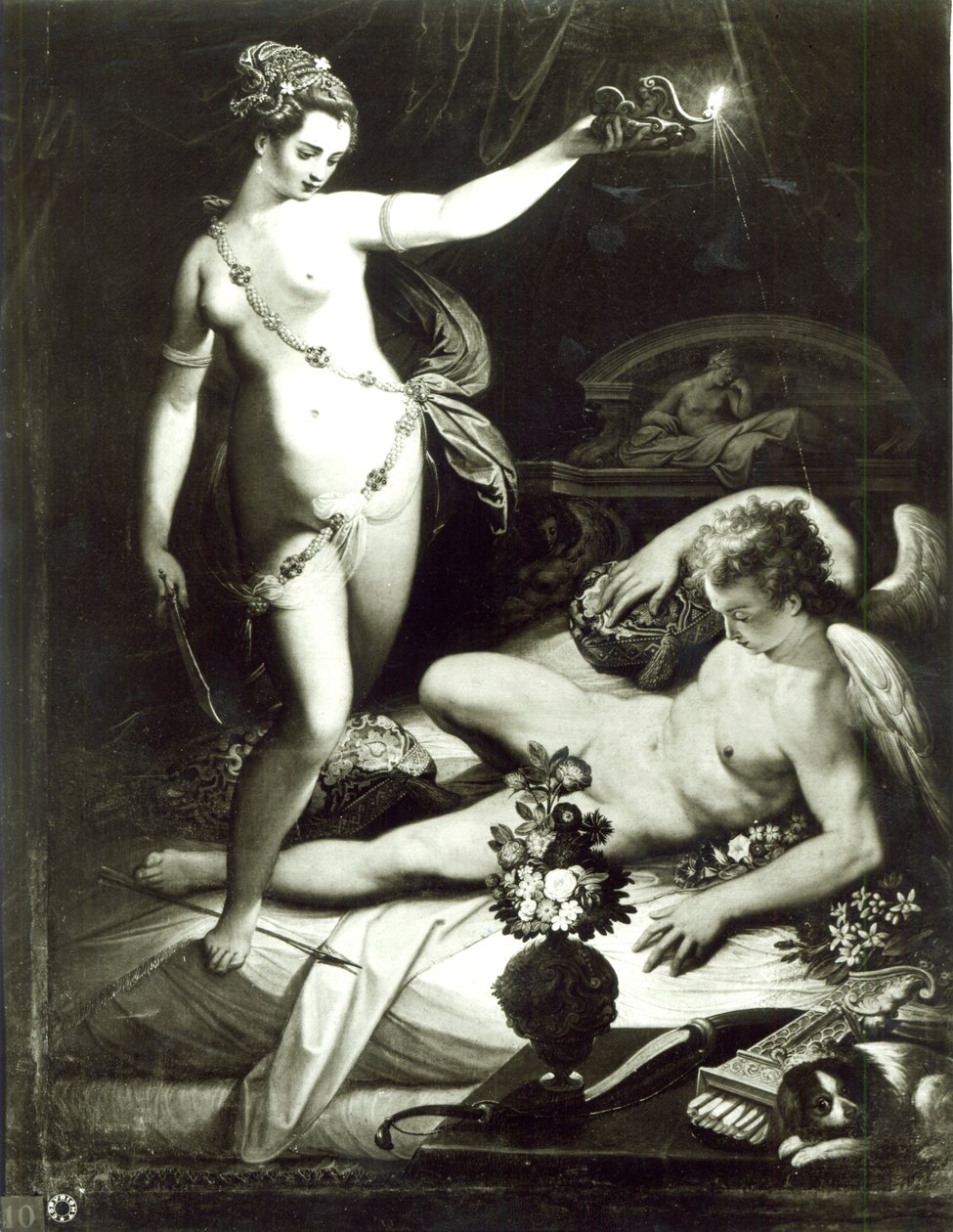 Psychika Překvapivý Amor od Jacopo Zucchi