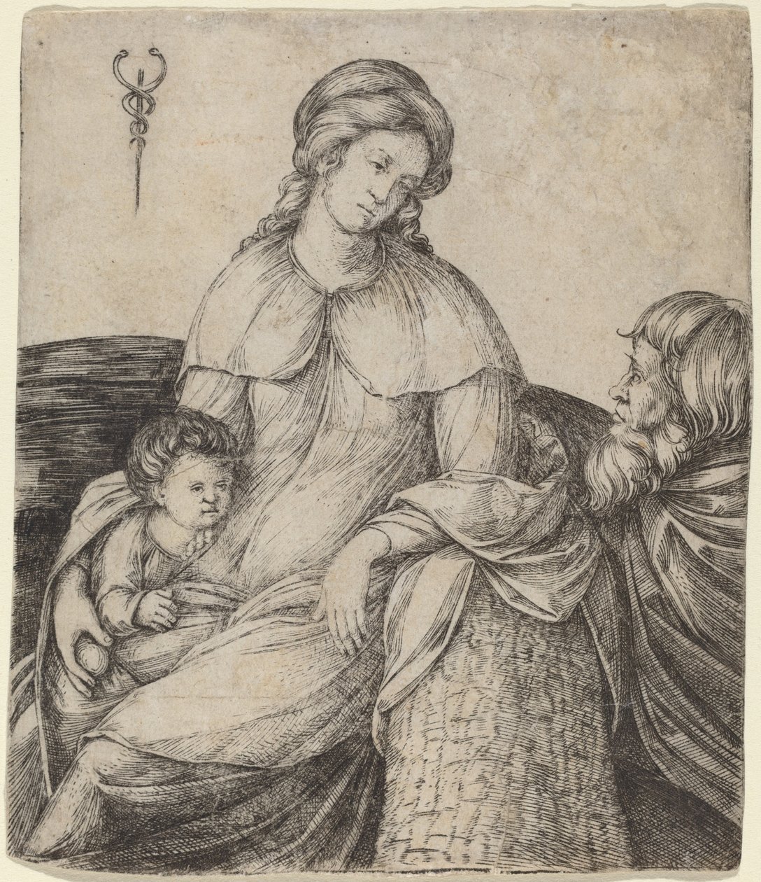Svatá rodina od Jacopo de