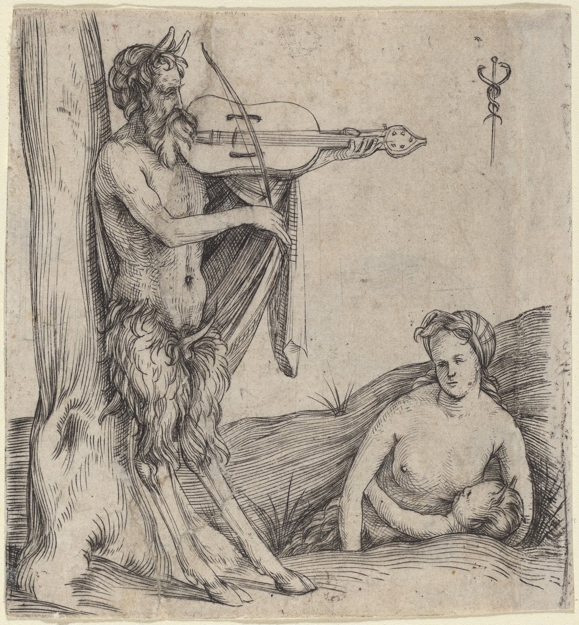 Satyrova rodina, c. 15031504. od Jacopo de Barbari