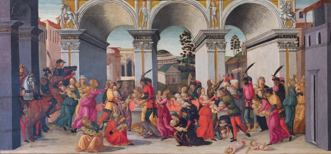Viattomien verilöyly od Jacopo del Sellaio
