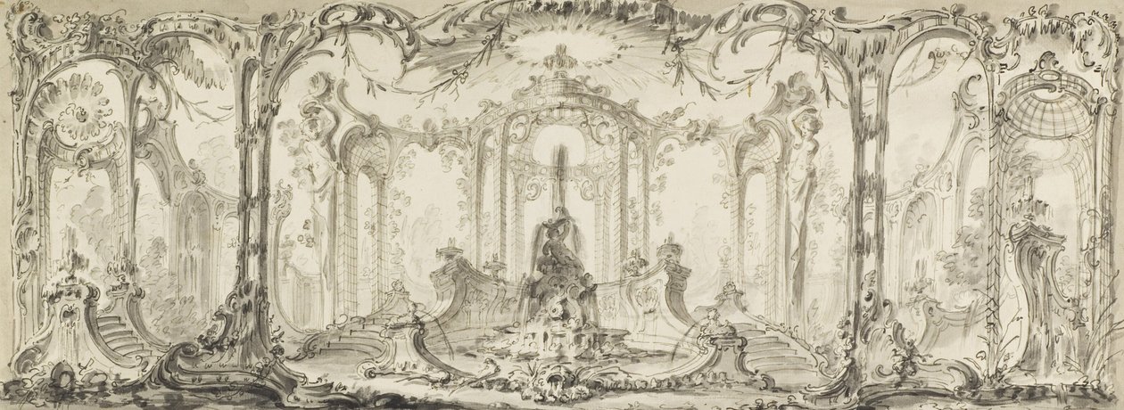 Design pro okrasnou dekoraci od Jacques de Lajoüe