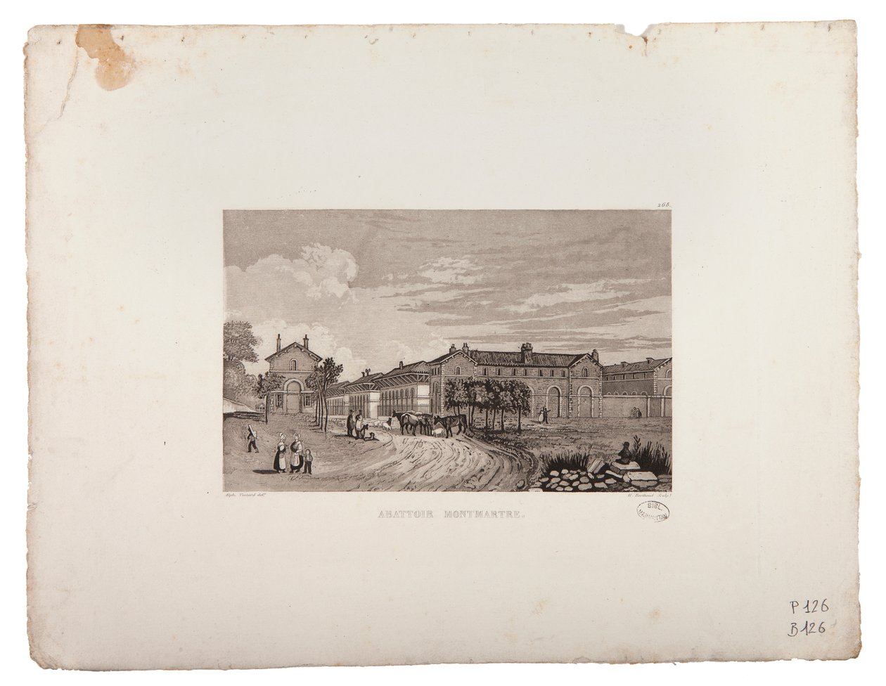 Jatka na Montmartru od Jacques Alphonse Testard