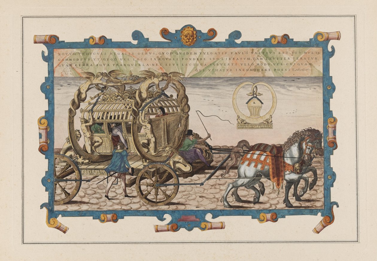 Talíř 17 z Divadla nástrojů a strojů od Jacquese Bessona od Jacques Androuet Ducerceau