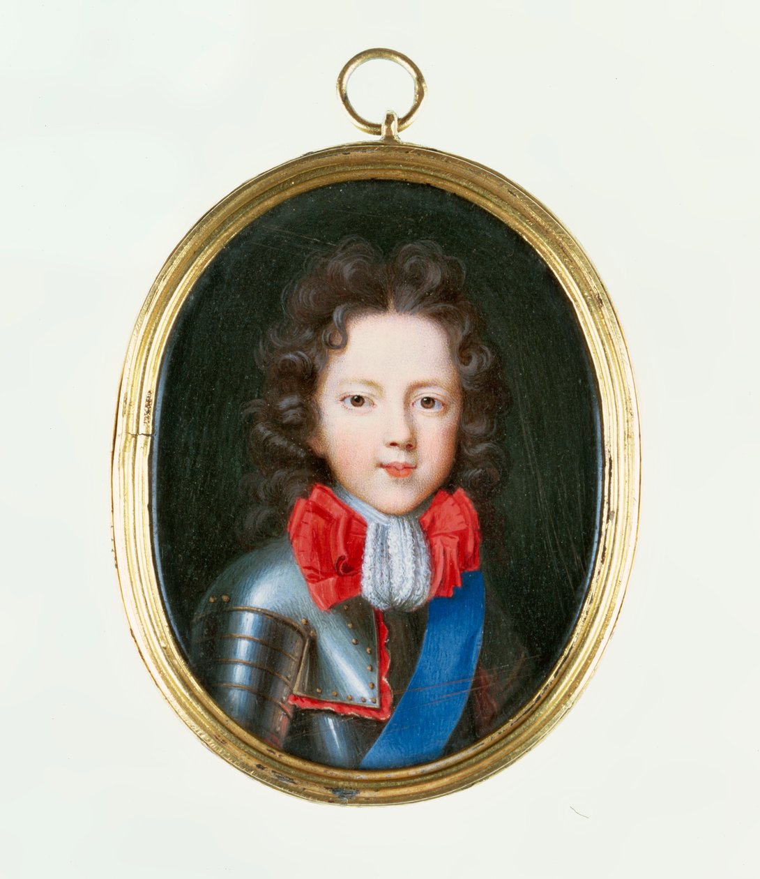 Miniatura Jamese Stuarta, starého pretendenta, cca 1700 od Jacques Antoine Artaud