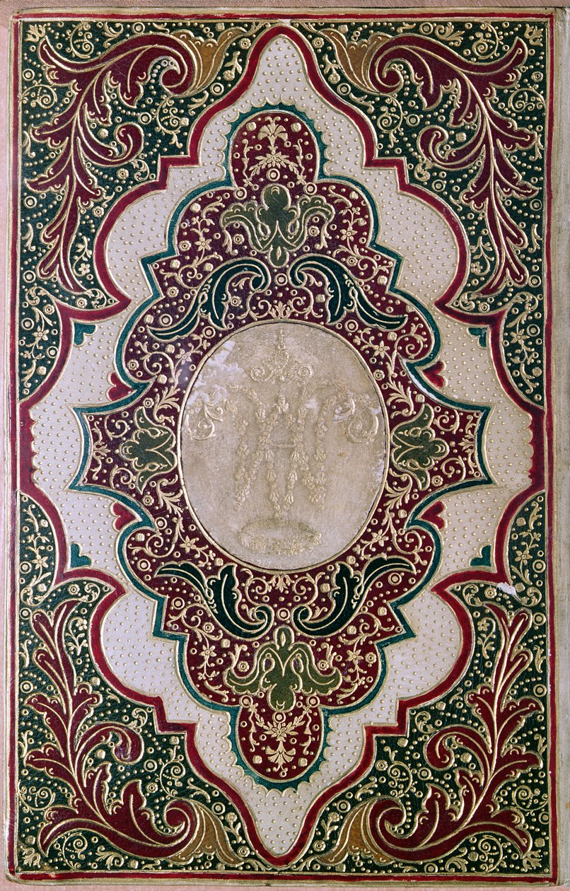 Mozaiková vazba, cca 1745 (kůže) od Jacques Antoine Derome