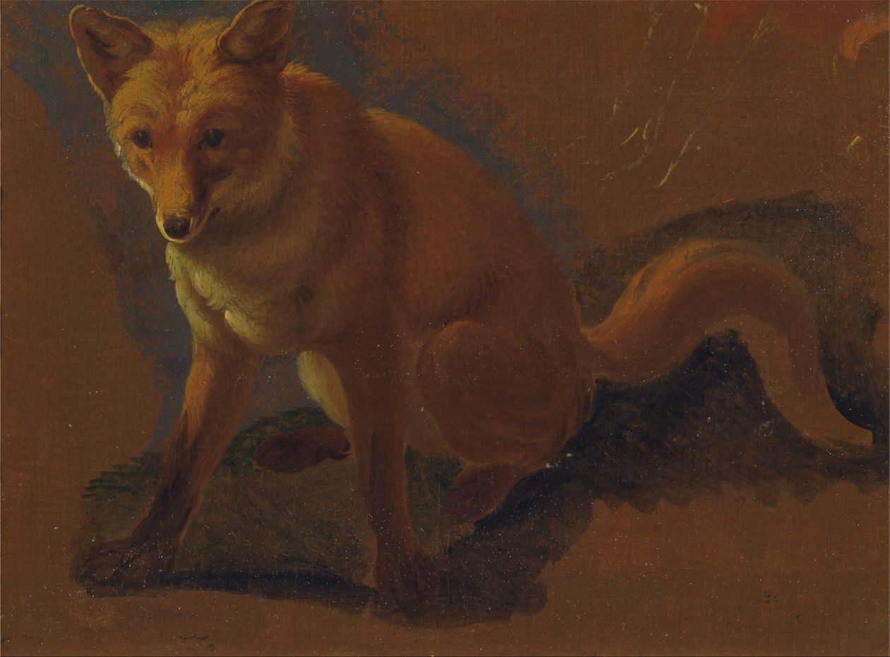 Studie lišky od Jacques Laurent Agasse