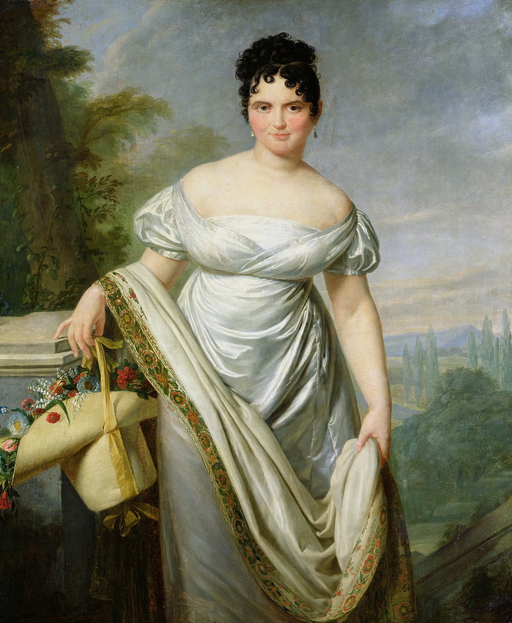 Madame Tallien (1773-1835) od Jacques Louis David