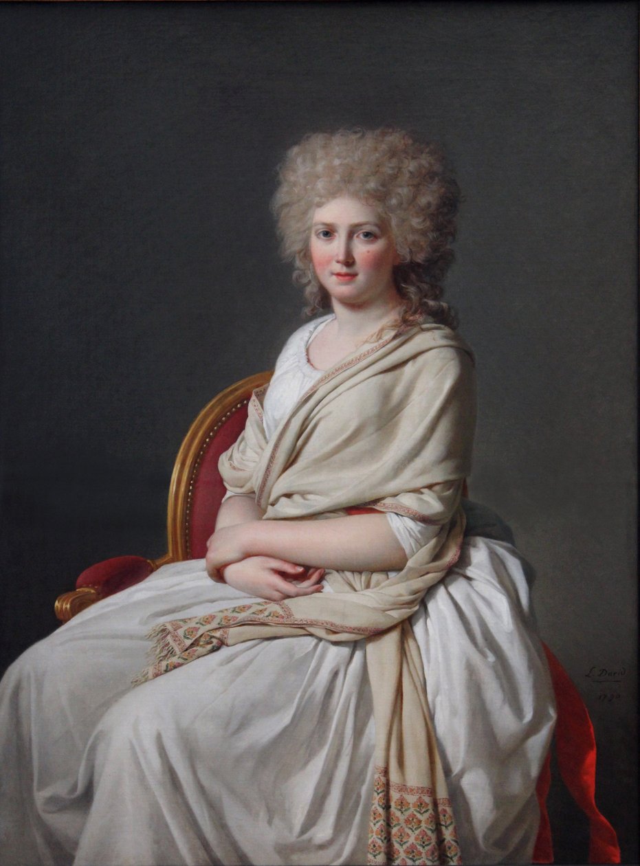 Portrét od Jacques Louis David