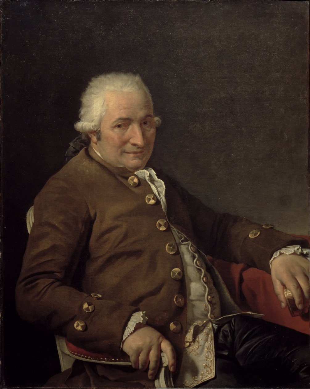 Portrét Charles-Pierre Pecoul, 1784 od Jacques Louis David