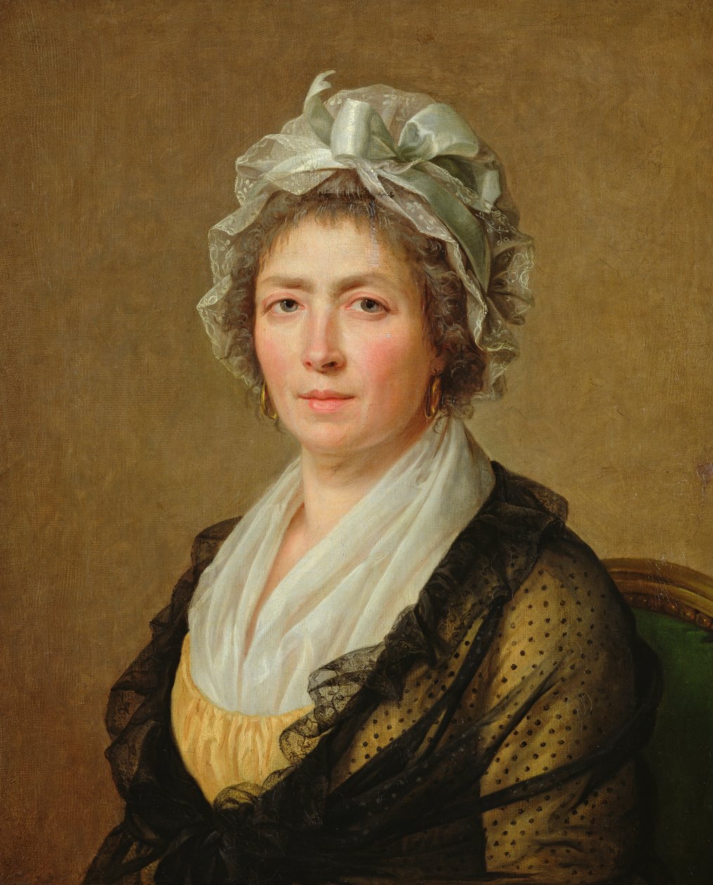 Portrét ženy nebo vychovatelky umělcových dětí od Jacques Louis David