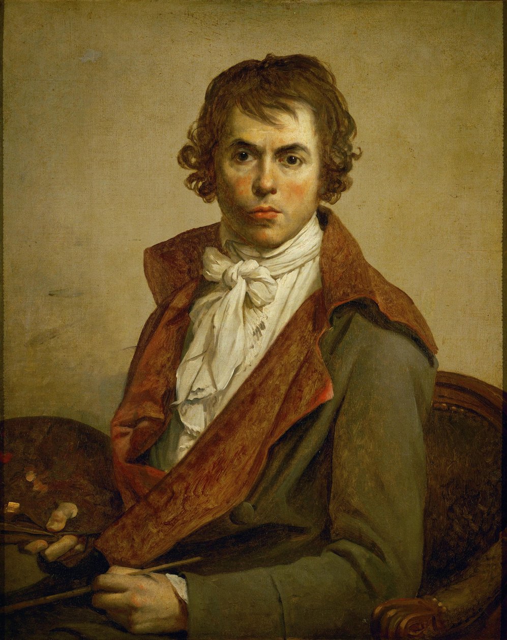 Autoportrét od Jacques Louis David