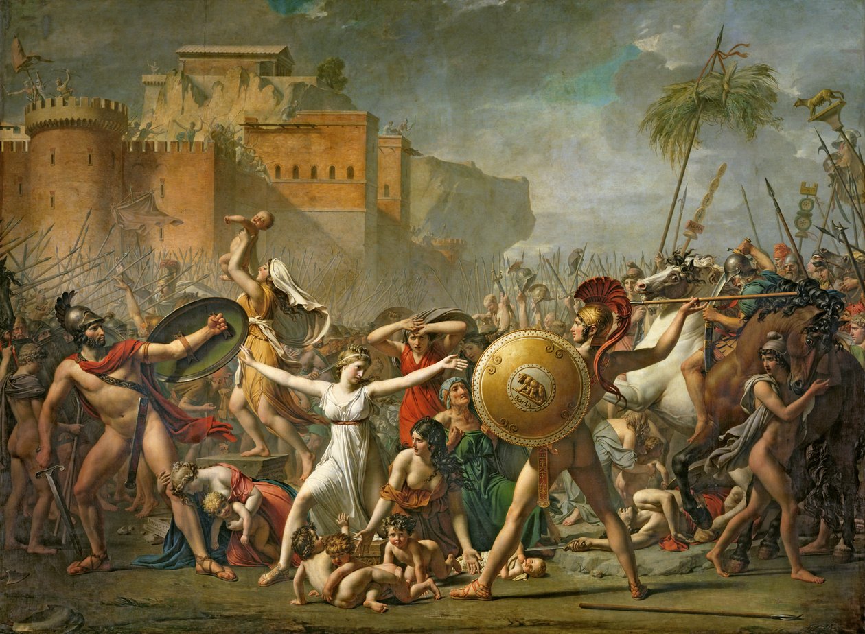 Ženy Sabine, 1799 od Jacques Louis David