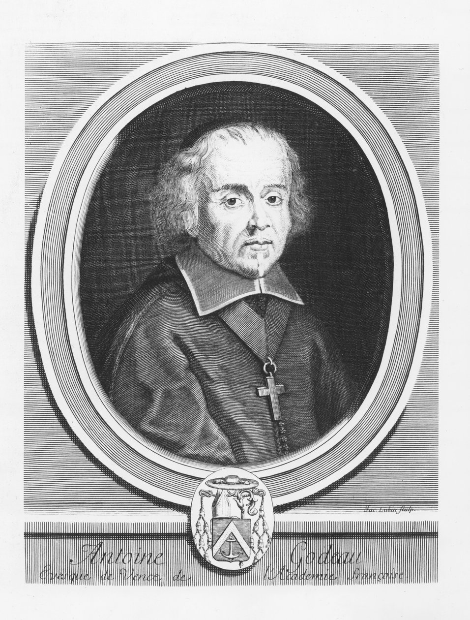 Portrét Antoina Godeaua od Jacques Lubin