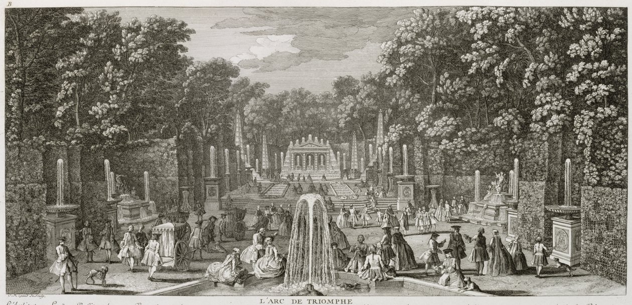 Arc de Triomphe, Versailles od Jacques Rigaud