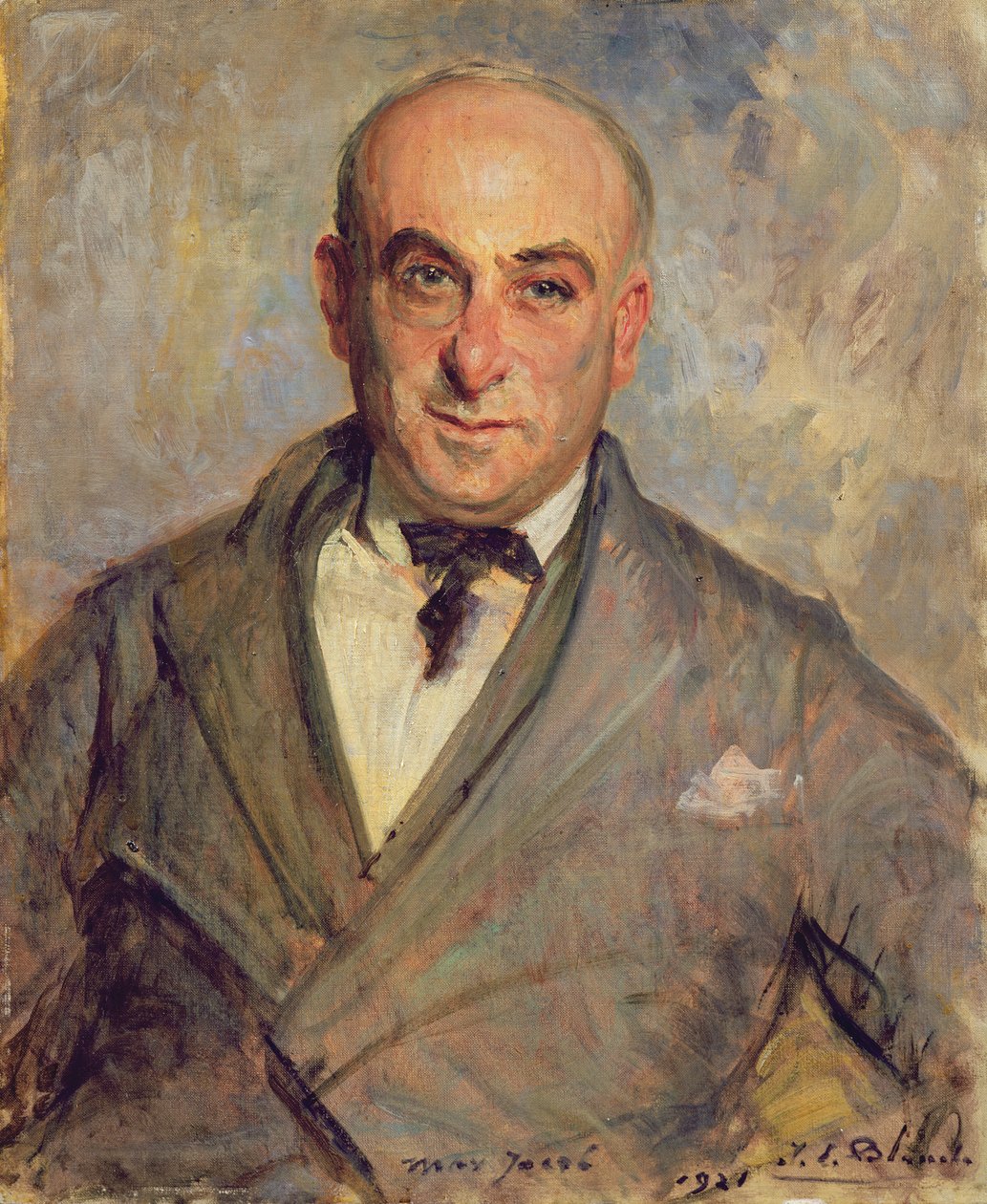 Portrét Maxe Jacoba (1876-1944) 1921 od Jacques Emile Blanche