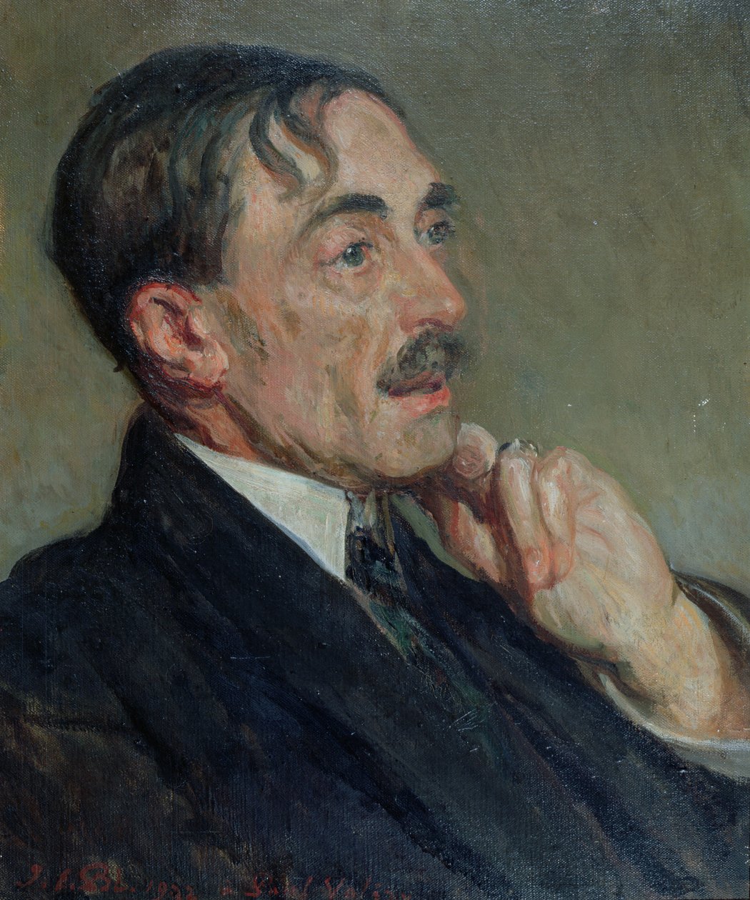 Portrét Paula Valeryho, 1923 od Jacques Emile Blanche