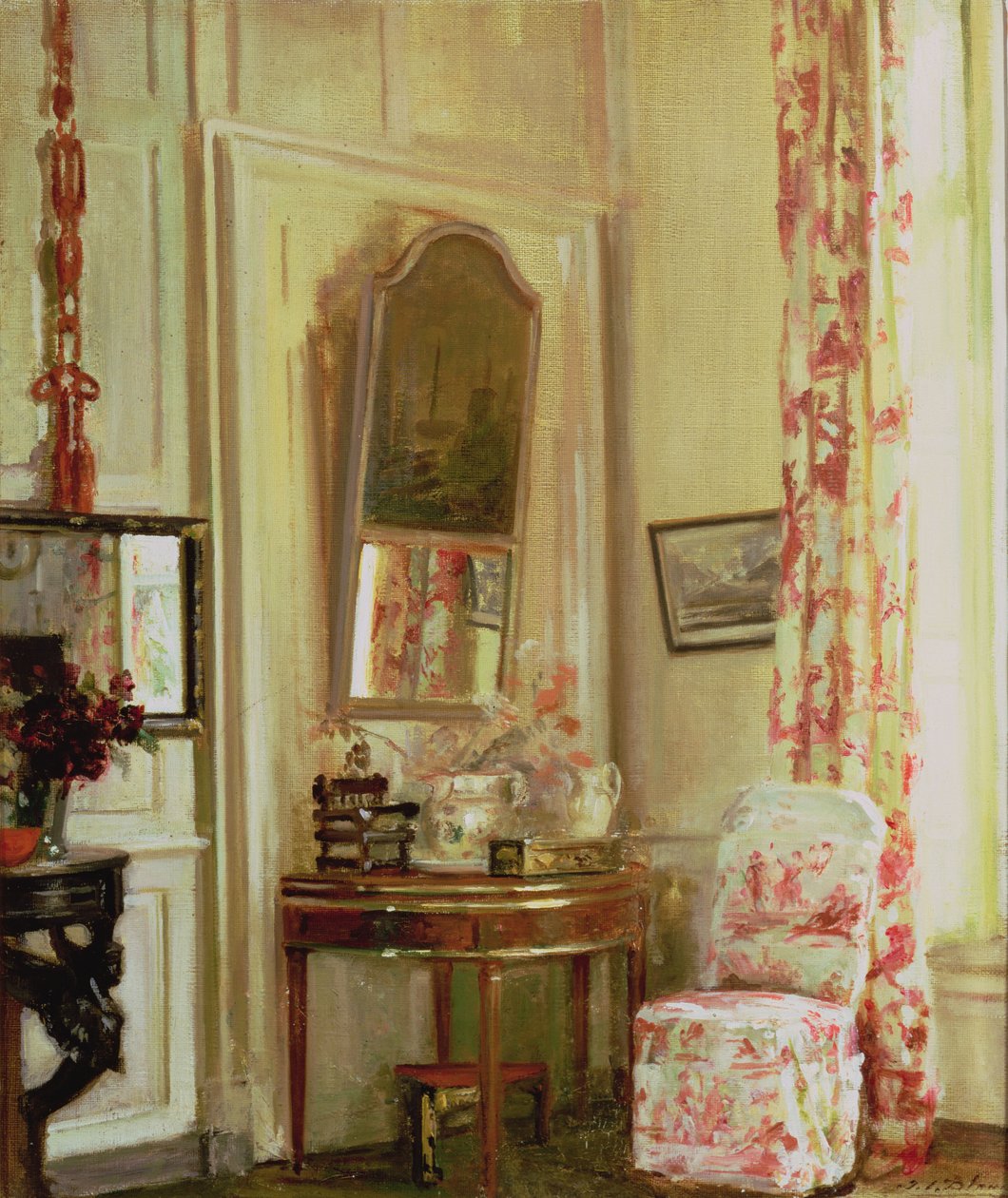 Růžový pokoj od Jacques Emile Blanche