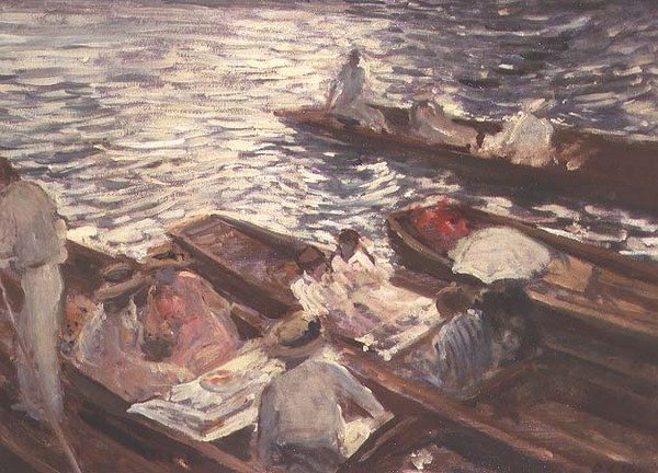 Punting v Henley od Jacques Emile Blanche