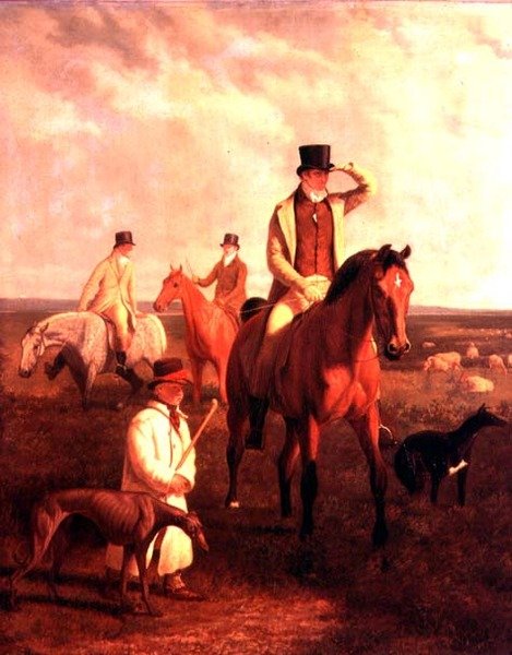Coursing lorda Riverse od Jacques Laurent Agasse