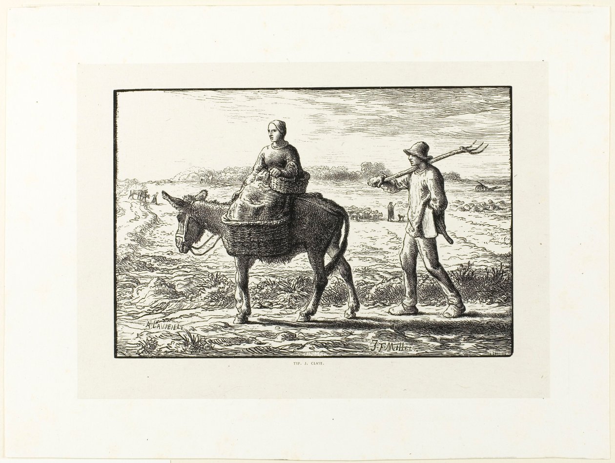 Ráno od Jacques Adrien Lavieille