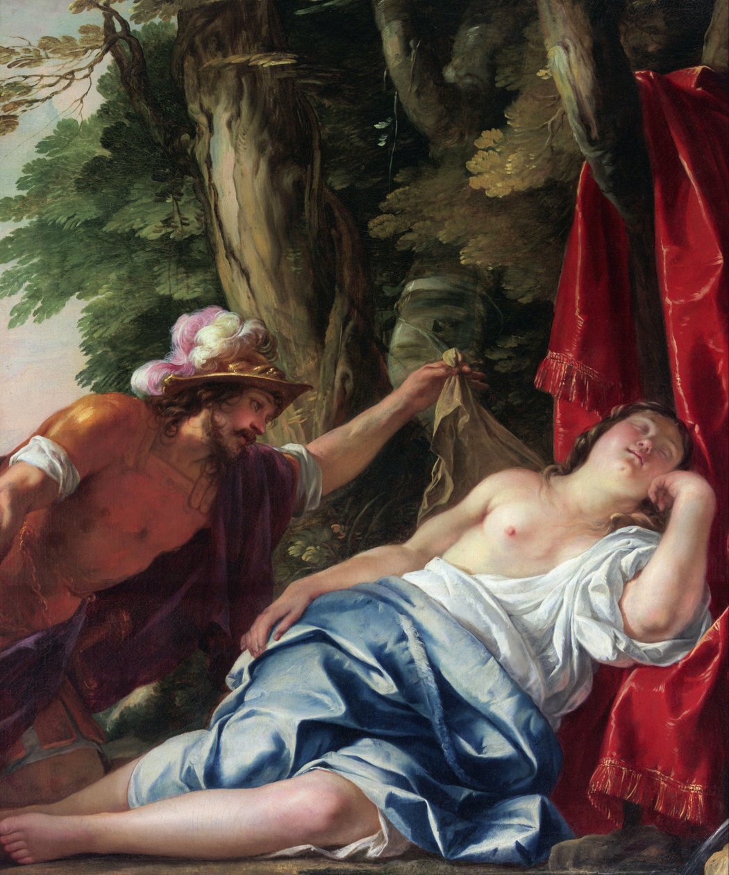 Mars a vestálská panna od Jacques Blanchard
