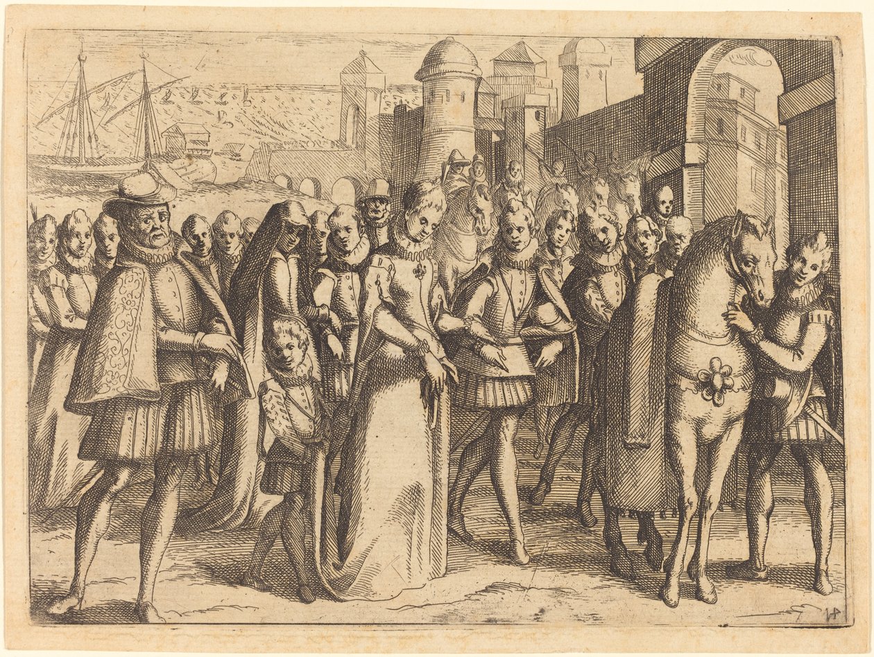 Přílet do Valencie od Jacques Callot