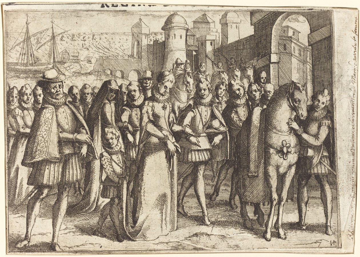 Přílet do Valencie [recto] od Jacques Callot