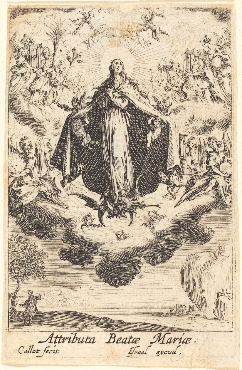 Atributy Panny od Jacques Callot