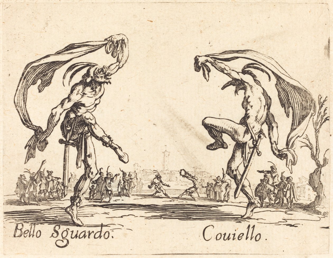 Bello Sguardo a Coviello od Jacques Callot