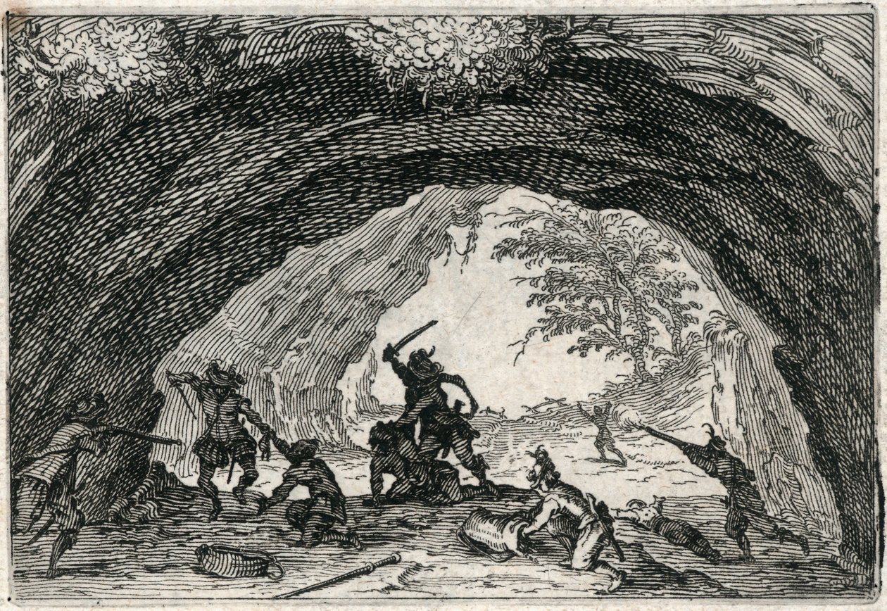 Kaprici různých postav od Jacques Callot